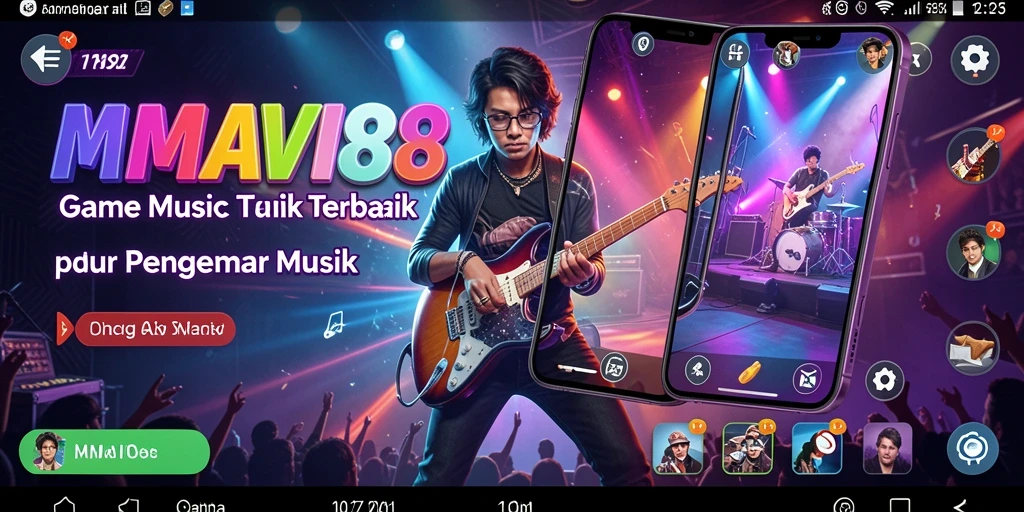 Screenshot gameplay <strong>AMAVI88</strong> menunjukkan pengalaman bermain musik yang seru.