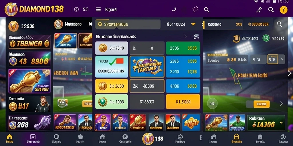 Tampilan gameplay Sportsbook yang menarik di DIAMOND138.