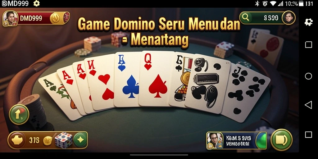 Tangkapan layar menunjukkan gameplay DMD999 yang seru dan interaktif.