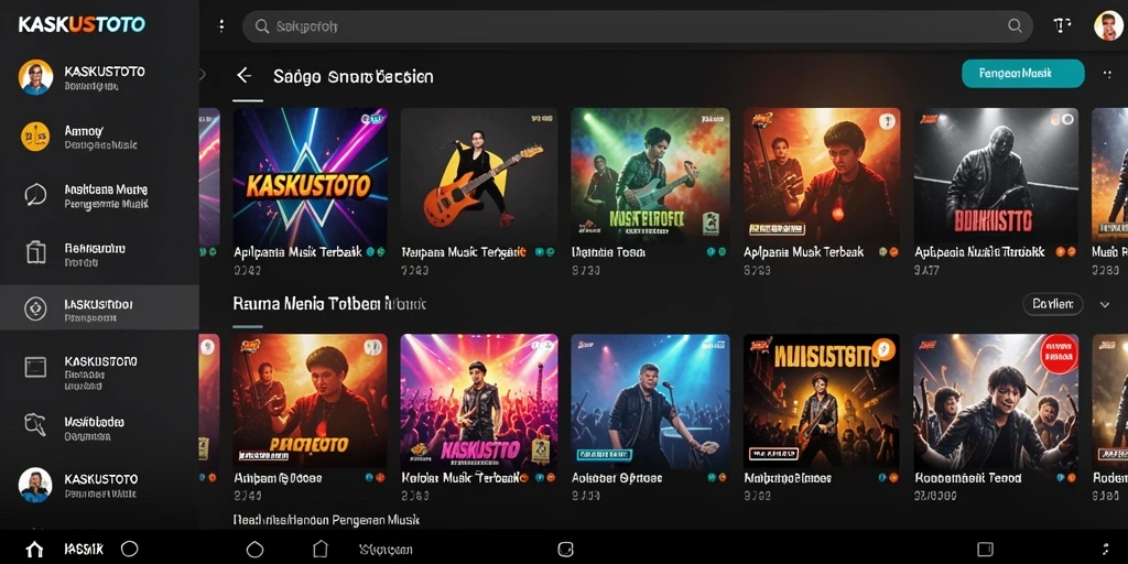 Tampilan screenshot gameplay KASKUSTOTO dengan fitur musik interaktif.