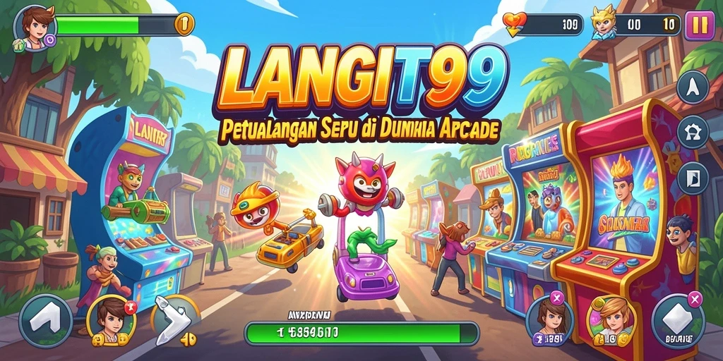 Tampilan gameplay LANGIT99 dengan aksi seru di dunia Arcade.