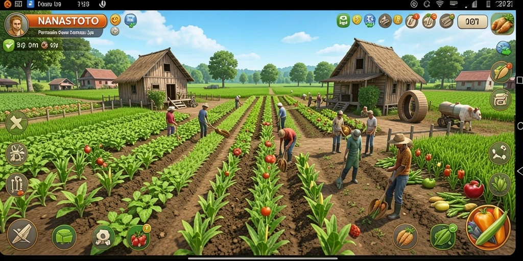 Tangkapan layar NANASTOTO menampilkan pengalaman berkebun yang menarik.