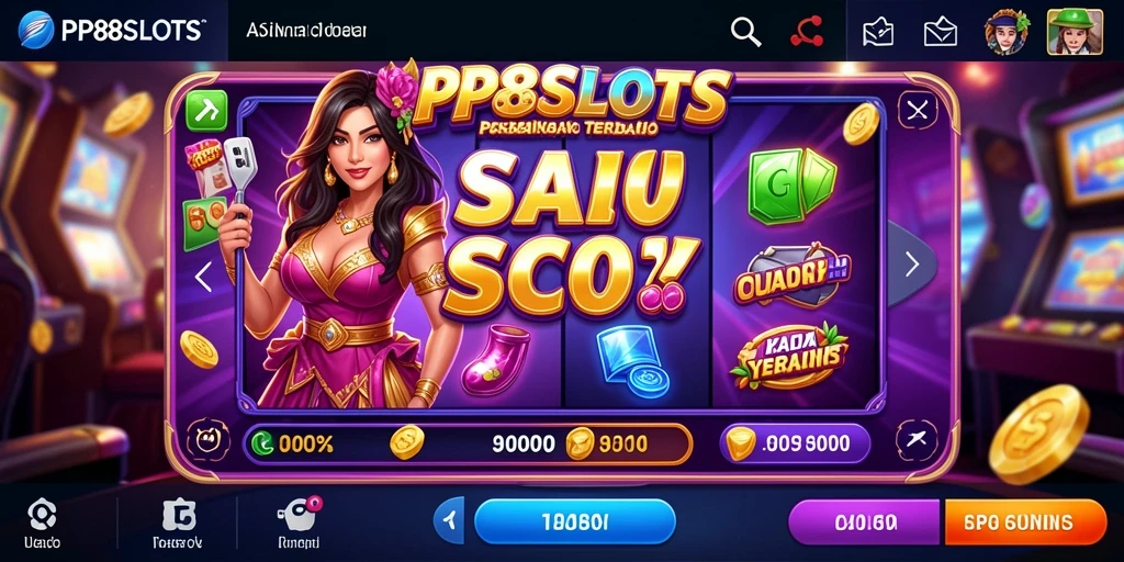 Screenshot utama dari gameplay menarik PP88SLOTS menampilkan slot yang mendebarkan.
