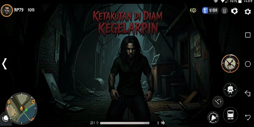 Tampak permainan RP79 yang penuh ketegangan dan misteri.