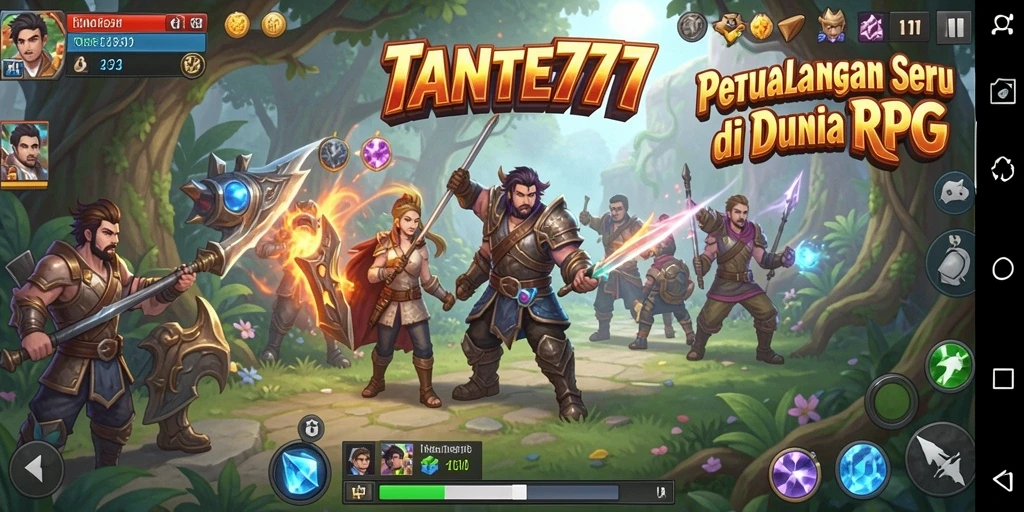 Gameplay RPG seru di dunia fantasi TANTE777.