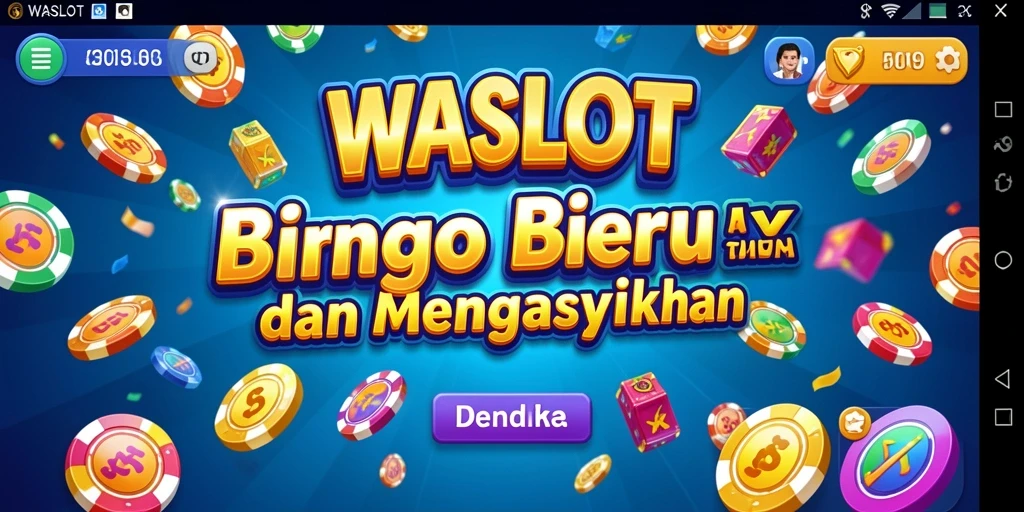 Tampilan gameplay seru dalam aplikasi Bingo WASLOT.