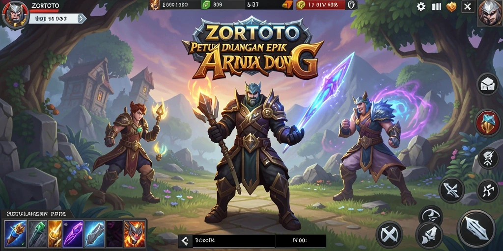 Gameplay menarik dengan aksi ARPG yang intens.